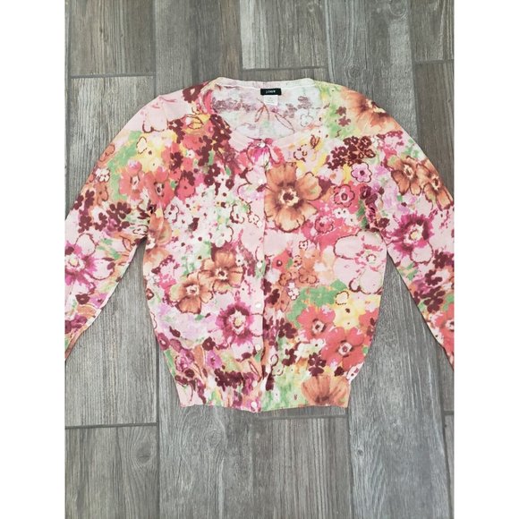 J.Crew Women Pink Cardigan M - Picture 7 of 7